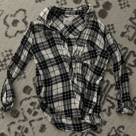 Rails Flannel Top - Picture 1 of 4